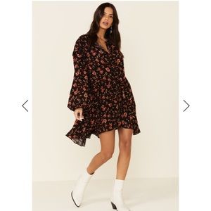 Free People Flower Field Mini Dress
